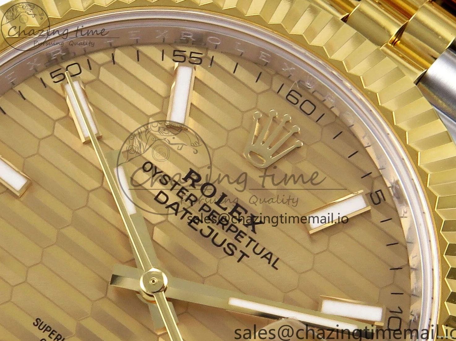 0105 Attractive DateJust 41 SS YG ARF 1:1 Best Edition 904L Steel YG Textured Stick Dial on Jubilee Bracelet SH3235 (Gain Weight) 1226